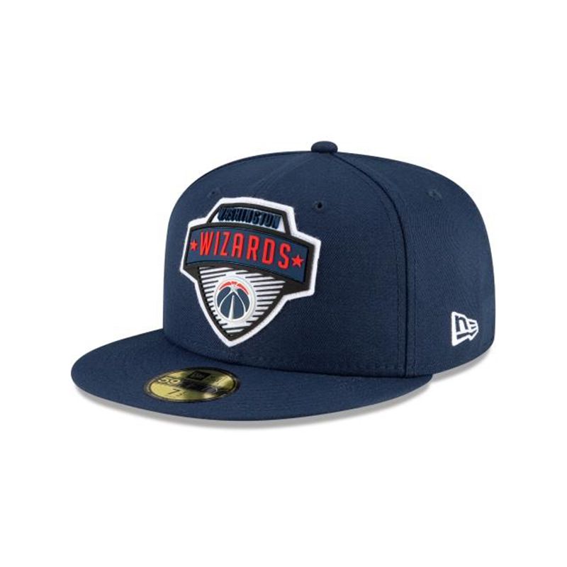 NBA Washington Wizards Tip Off Edition 59Fifty Fitted (XZV6714) - Blue New Era Caps